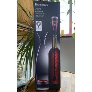 Brookstone Aero Full Bottle Wine Aerator Wine Drinking New